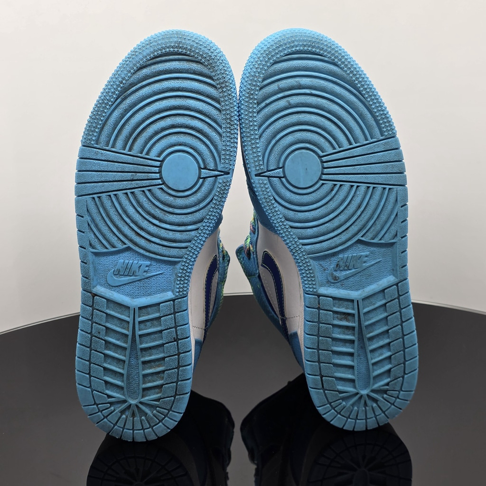 Gorp Jordan 1 Mid SE GS Sprite Blue Youth 7Y UK6 EUR40 DA8010-400 Retro - Picture 8 of 8